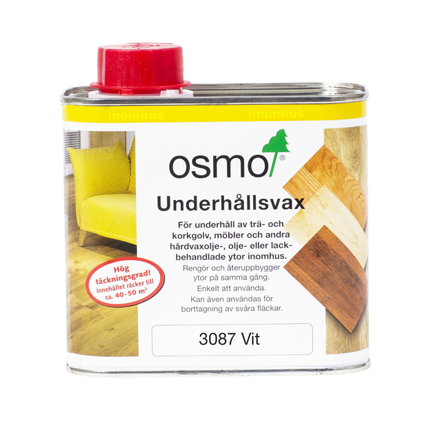 UNDERHÅLLSVAX 3087 VIT OSMO 0,5L | Beijerbygg Byggmaterial